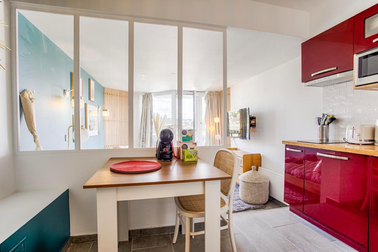 La Rev'Rie - Vue Sur Mer Avec Balcon Deauville Zewnętrze zdjęcie